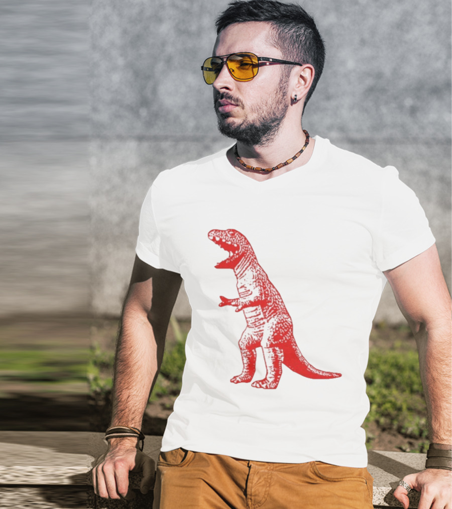 Red Rex Dinosaur Sheldon Cooper Bazinga T-Shirt