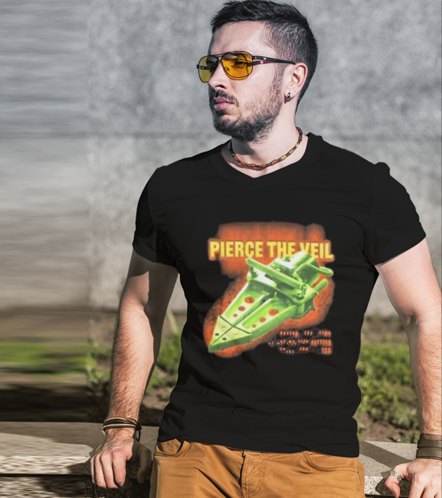Pierce The Veil Jaws Movie Art Cover T-Shirt