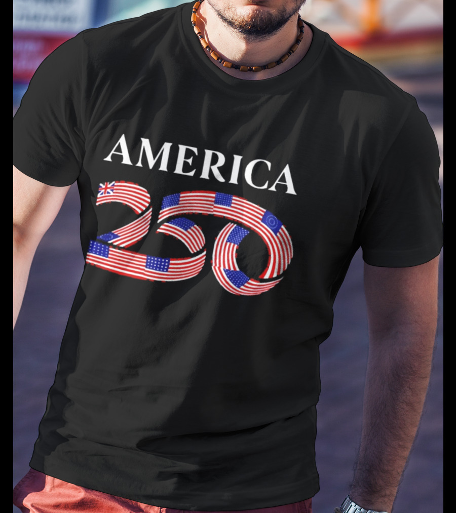 AMERICA 250 Anniversary Limited Time Offer USA Flags T-Shirt