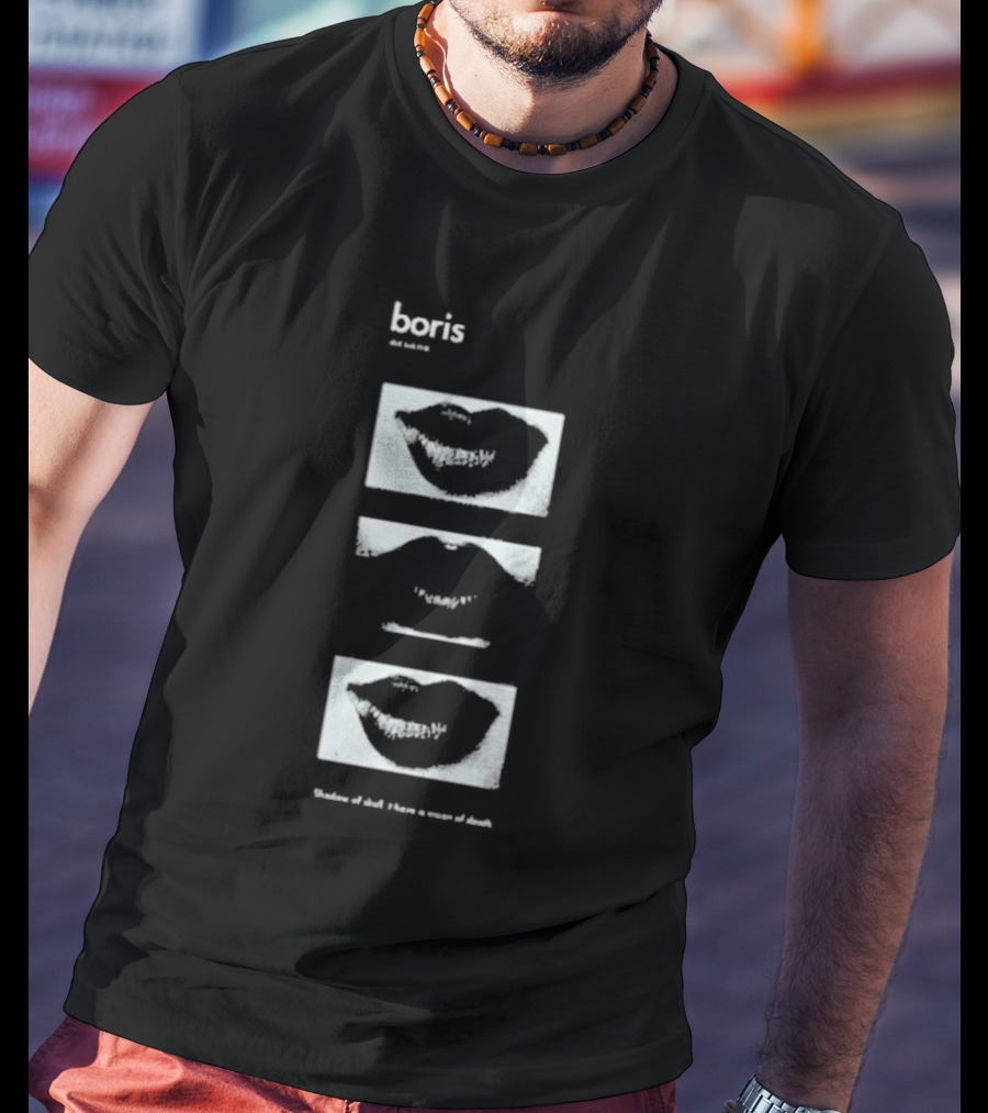 Boris Heavy Rocks Skull Shadow Phases T-Shirt