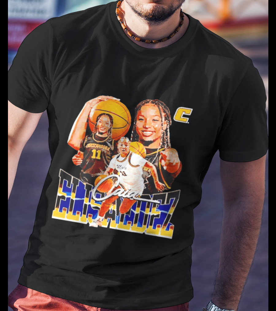 Caia Elisaldez Chattanooga Mocs Basketball Player 11 T-Shirt