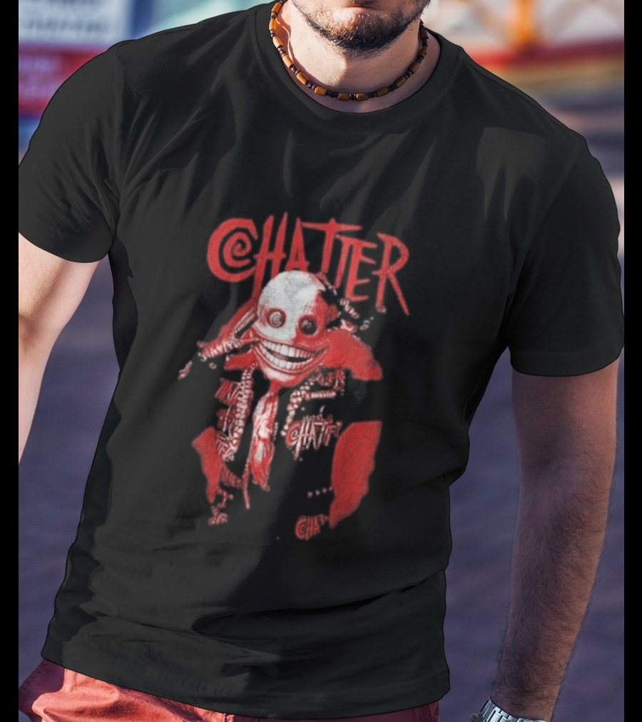 Chatter Panic Character With Distorted Smiling Face T-Shirt