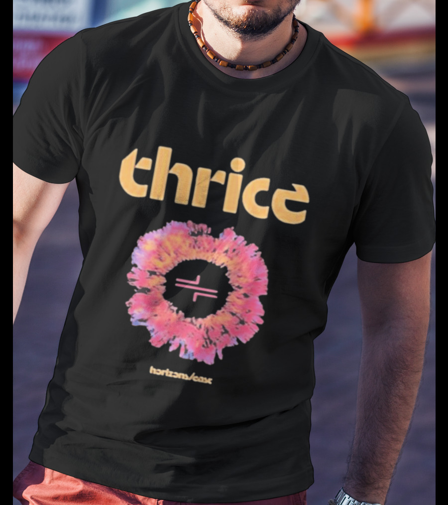 Thrice Horizons East Album Colorful T-Shirt