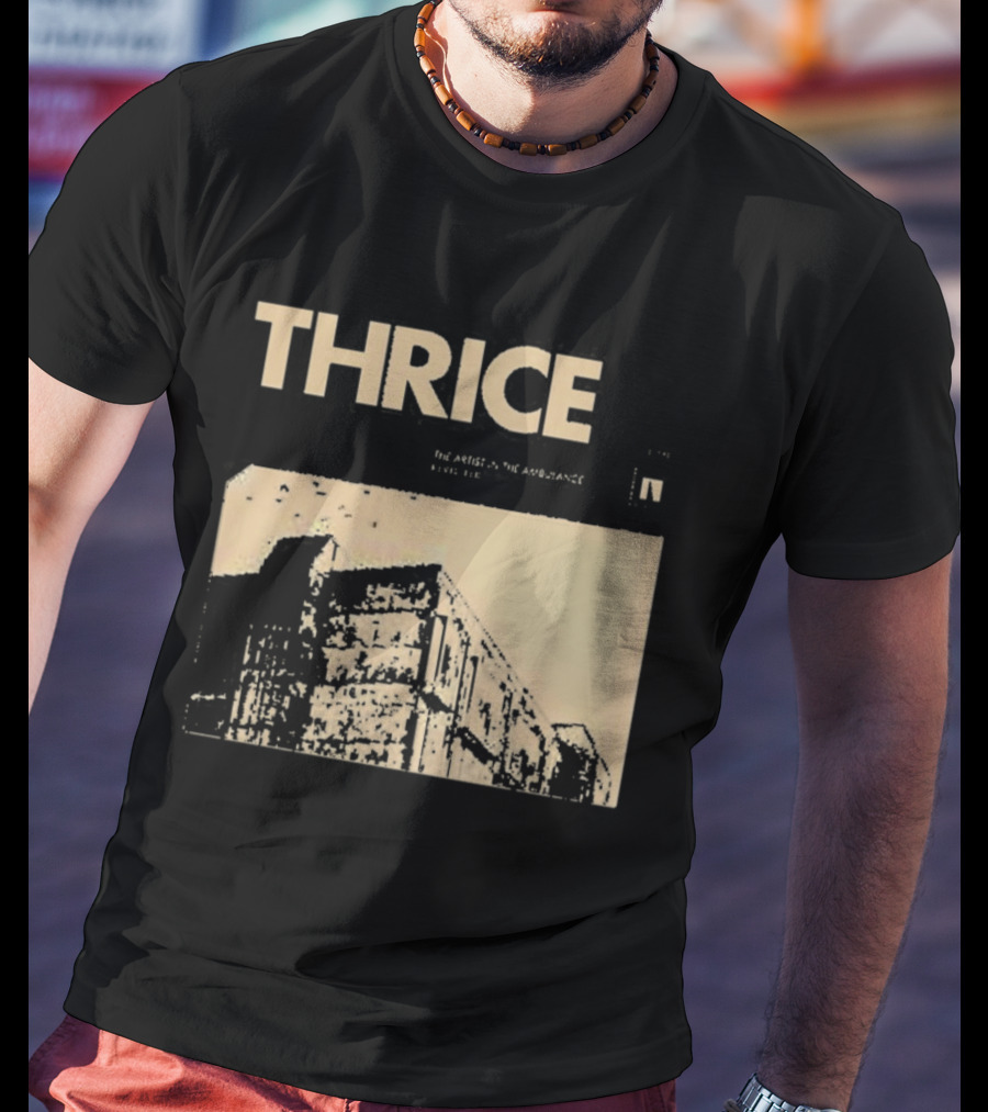 Thrice The Artist In The Ambulance Album Cover Art Building T-Shirt