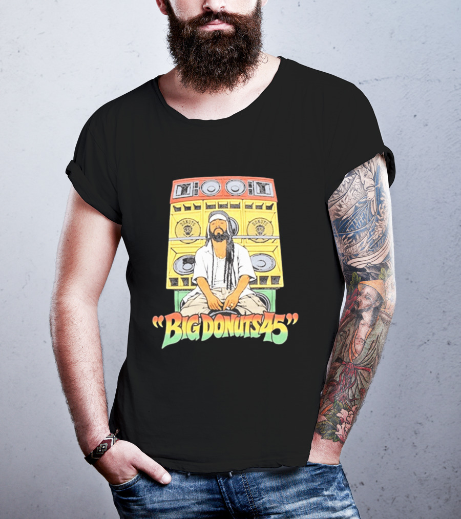 Esp Trickstar Big Donuts 45 Brutus Sound System Reggae Vibes T-Shirt