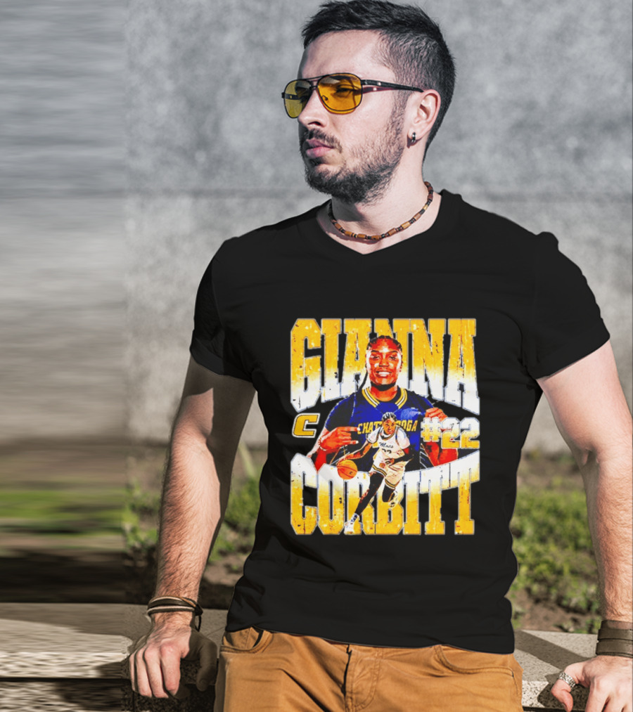 Gianna Corbitt Chattanooga Mocs #22 Basketball T-Shirt