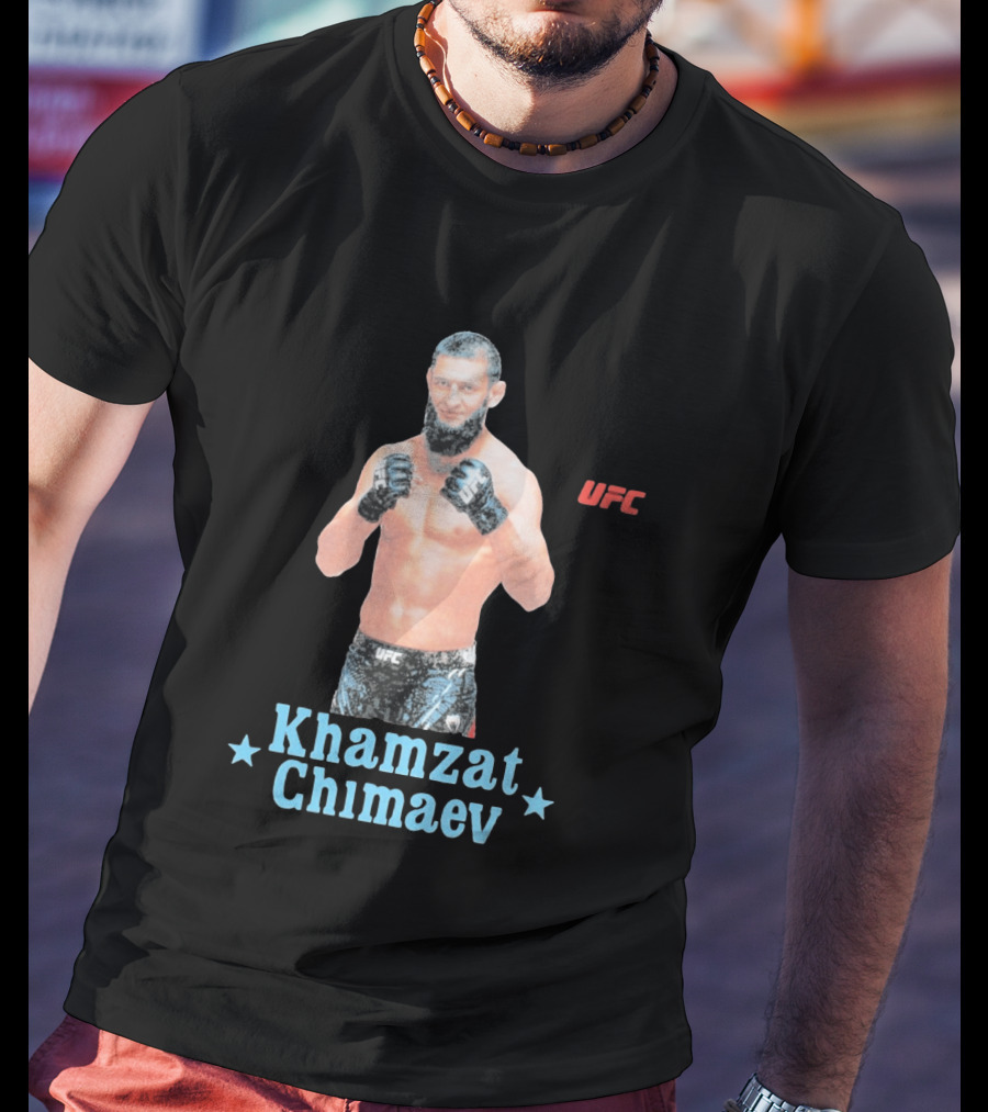 Khamzat Chimaev UFC Wacko Maria Collaboration T-Shirt