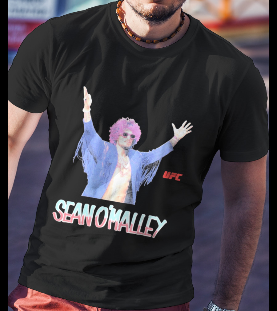 Wacko Maria UFC Sean O'Malley Pink Hair Fringe Jacket T-Shirt