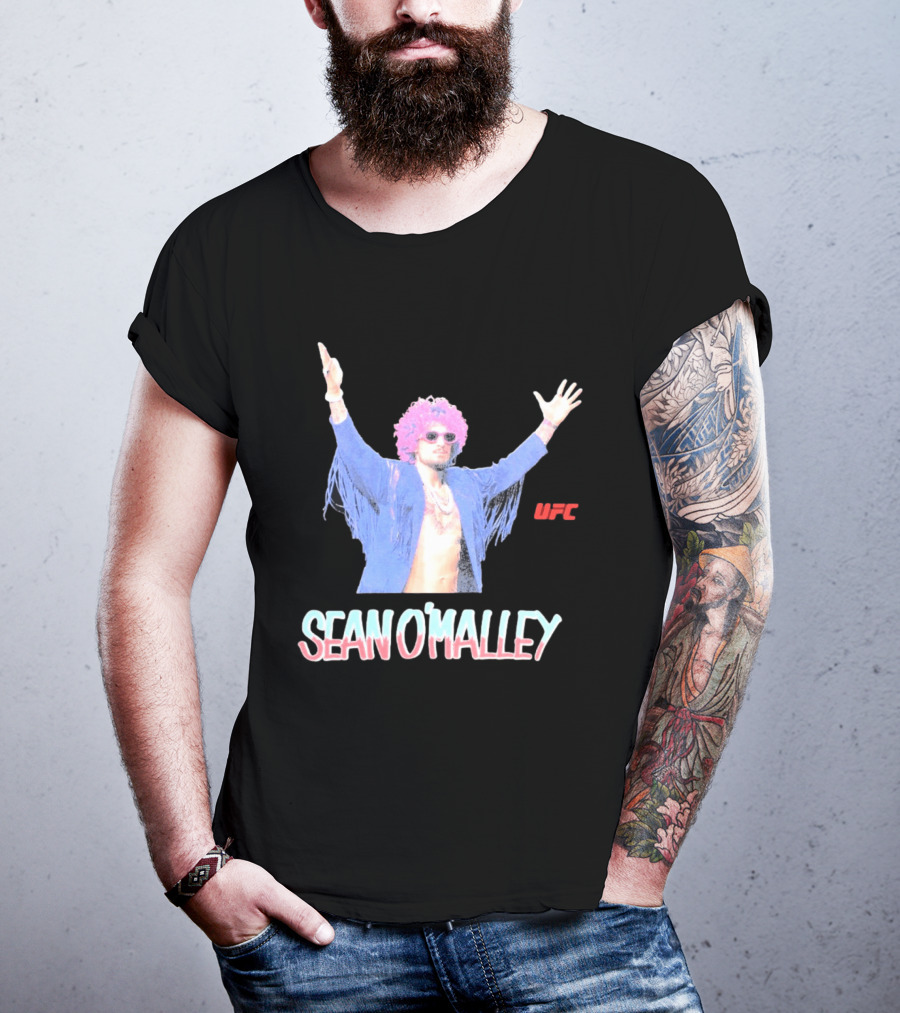 Wacko Maria UFC Sean O'Malley Pink Hair Fringe Jacket T-Shirt