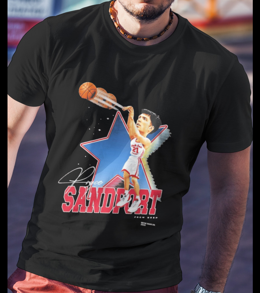 Pryce Sandfort From Deep Were Back Basketball Star T-Shirt