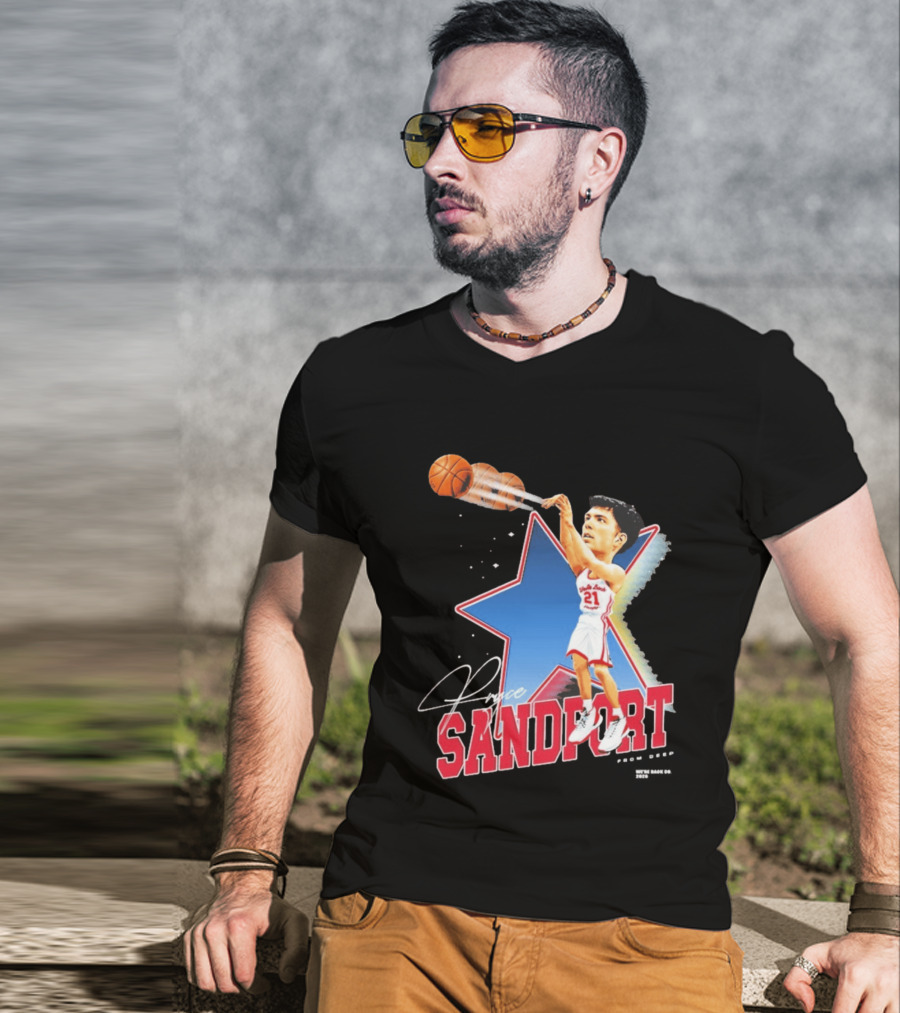 Pryce Sandfort From Deep Were Back Basketball Star T-Shirt