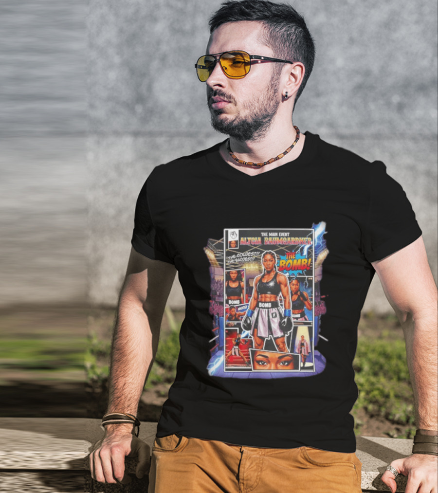 The Main Event Alycia Baumgardner The Bomb Comic The Coldest The Baddest T-Shirt