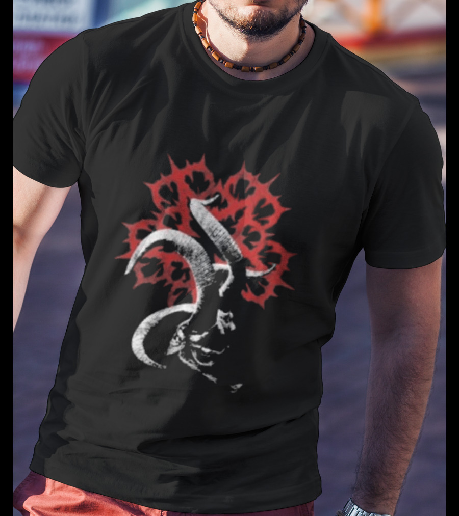 Black Veil Brides Goat Tour Spiky Red Halo T-Shirt
