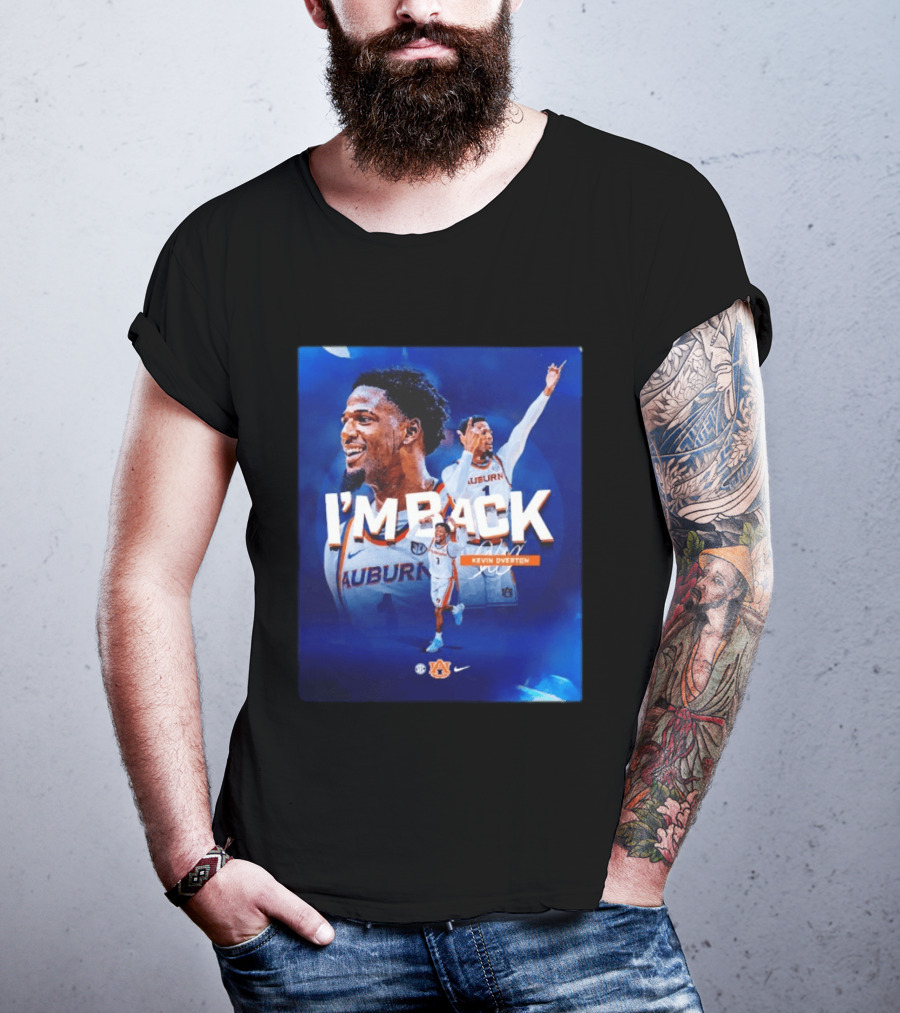 I'm Back Kevin Overton Auburn Tigers Basketball Auburn Nike T-Shirt