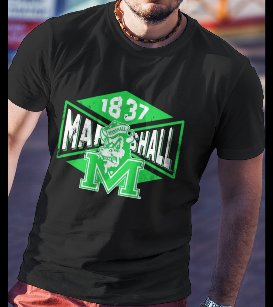 Marshall Thundering Herd 1837 Vintage Retro Team Spirit T-Shirt