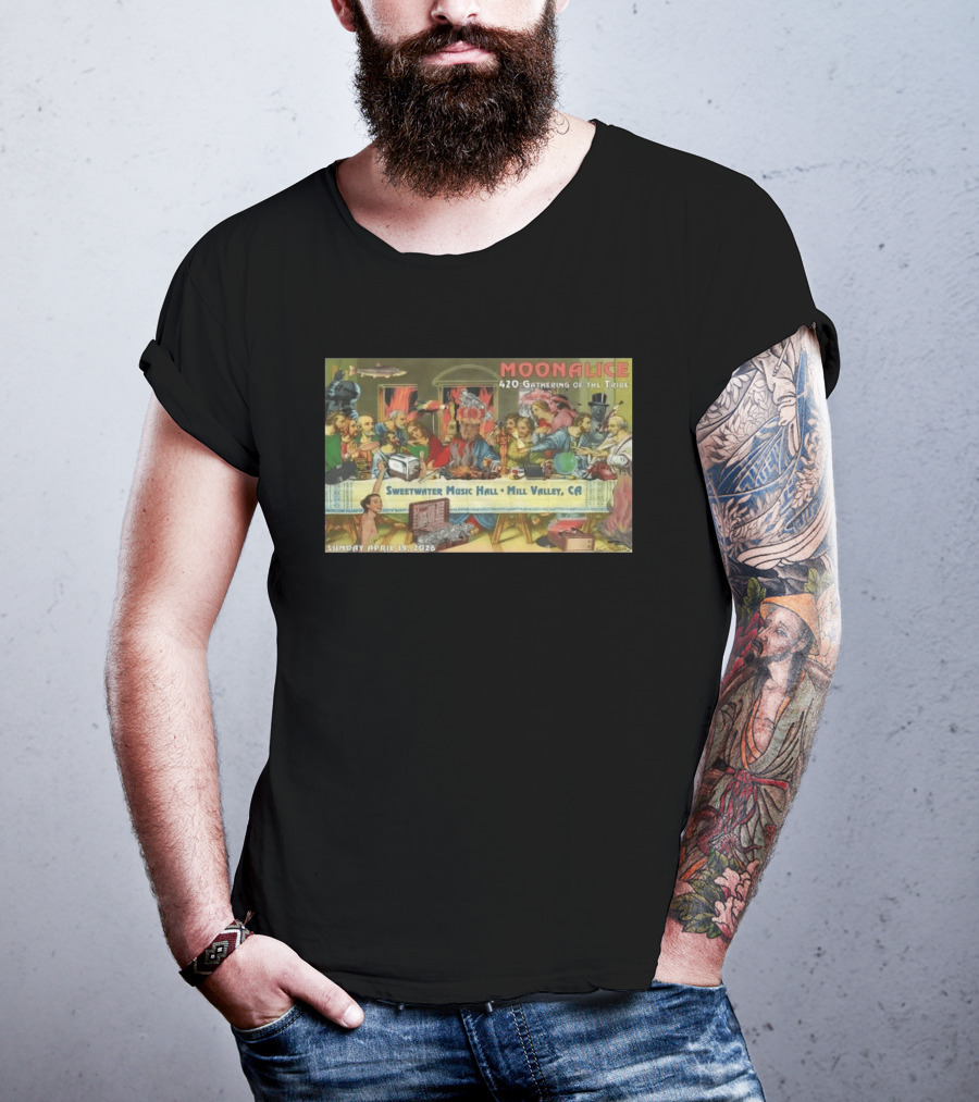 Moonalice 420 Gathering Of The Tribe Sweetwater Music Hall April 19 2026 Mill Valley CA T-Shirt