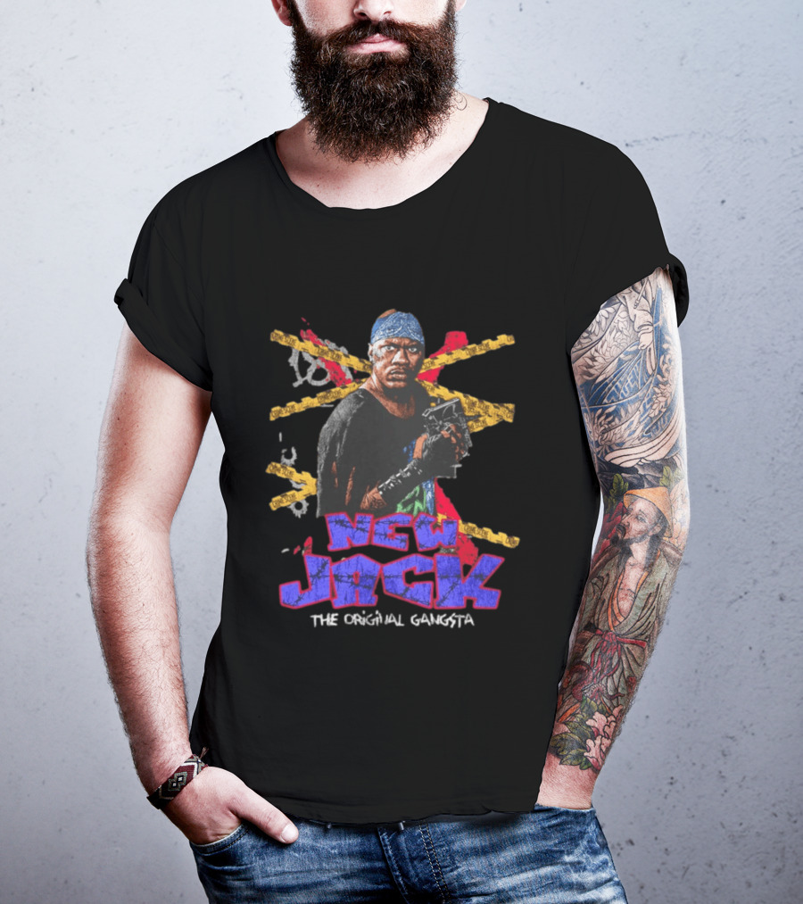 New Jack The Original Gangsta Classic Wrestling Legend T-Shirt