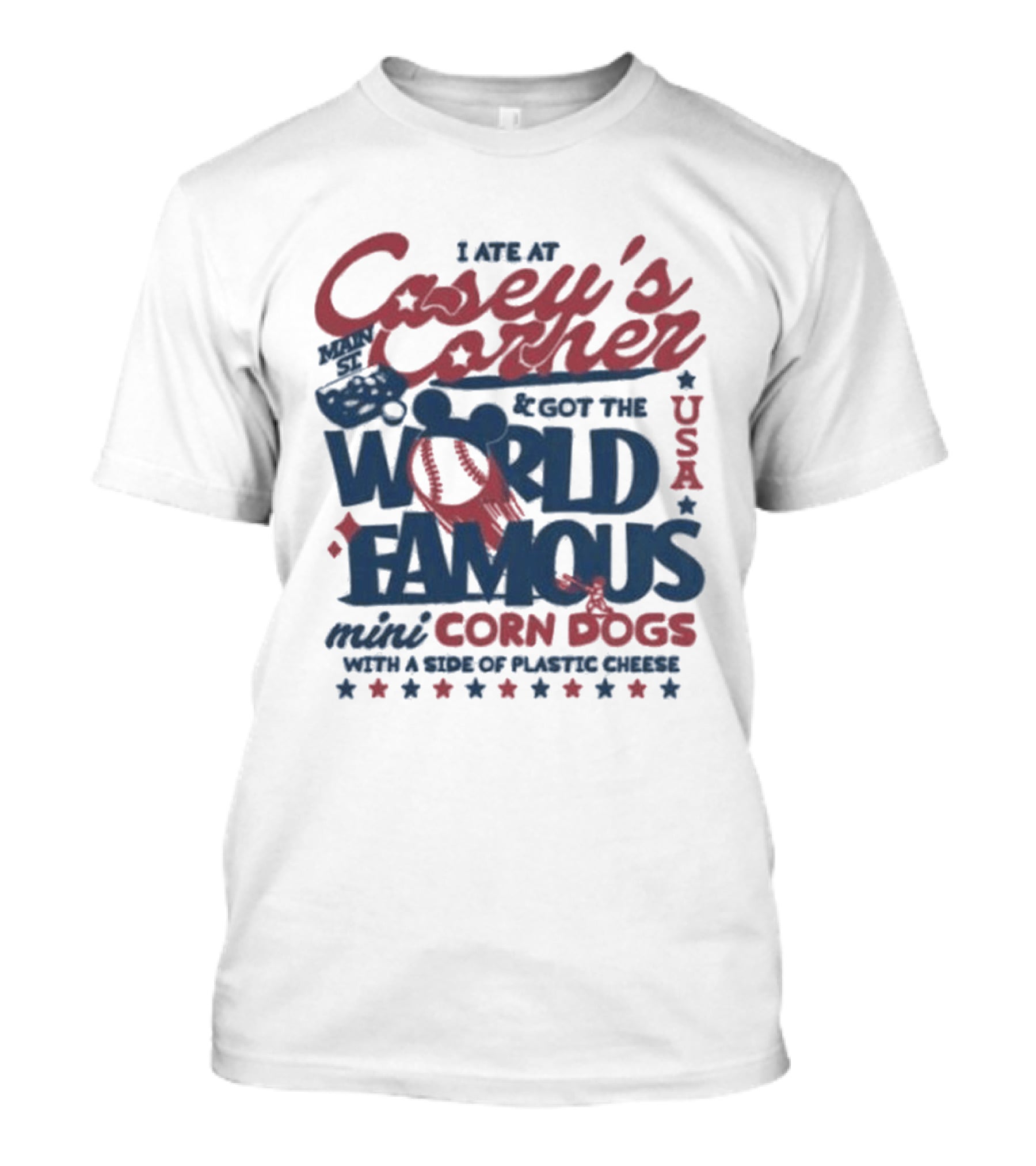 Casey's Corner World Famous Mini Corn Dogs USA T-Shirt