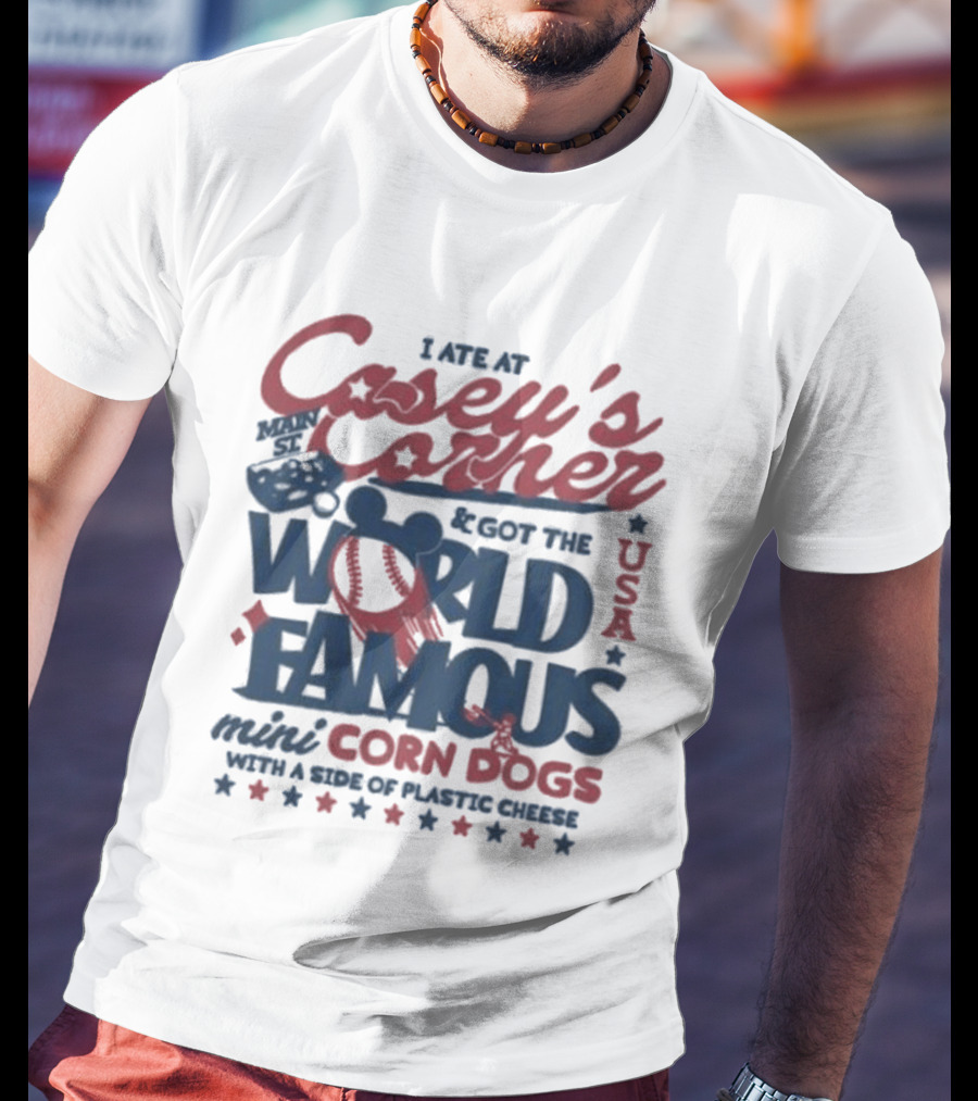 Casey's Corner World Famous Mini Corn Dogs USA T-Shirt