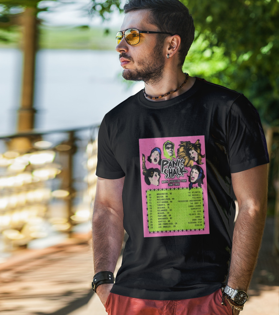 Panic Shack Na June 2026 Tour T-Shirt