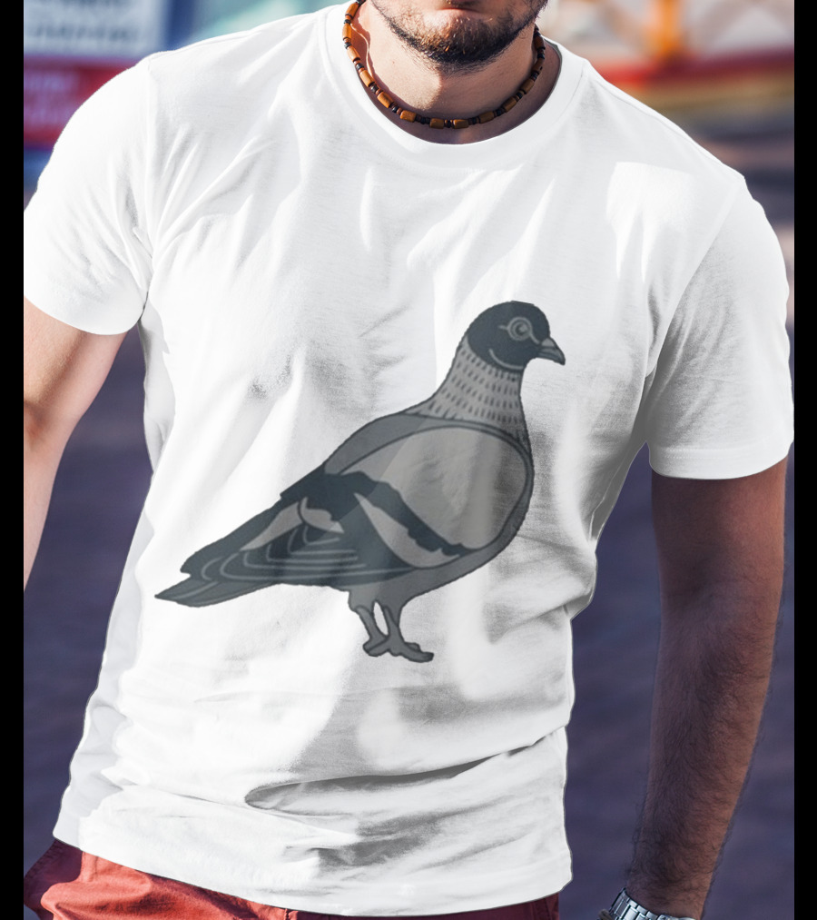 Pigeon Heavyweight Streetwear Symbolic T-Shirt