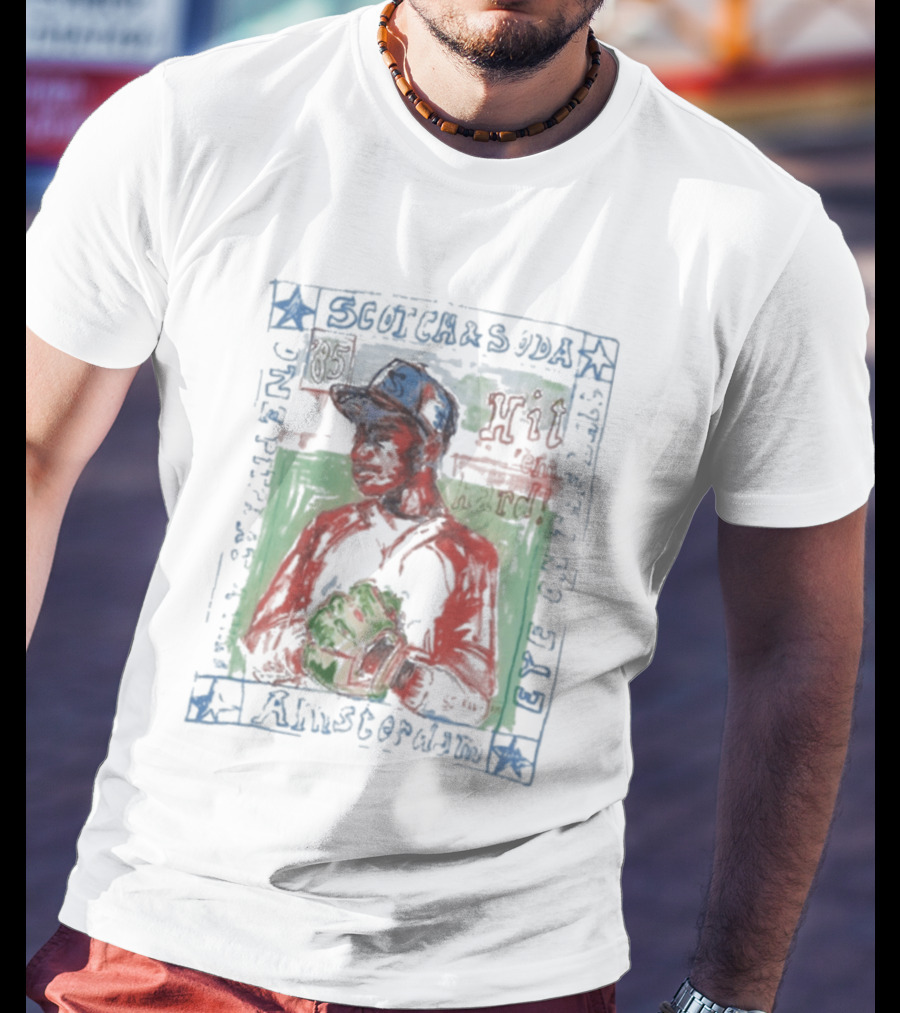 Scotch And Soda Baseball Relaxed Fit T-Shirt