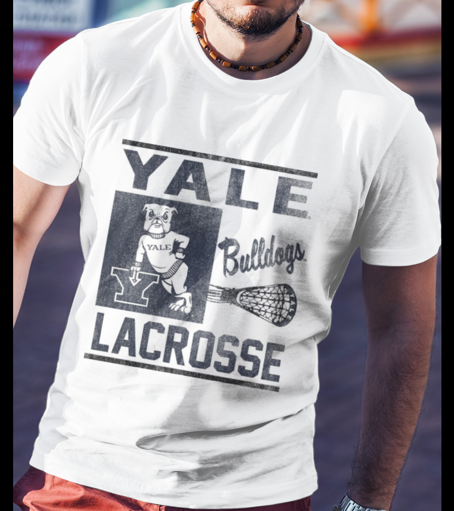 Yale Bulldogs Lacrosse Team Spirit Y T-Shirt