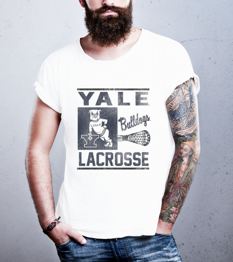 Yale Bulldogs Lacrosse Team Spirit Y T-Shirt
