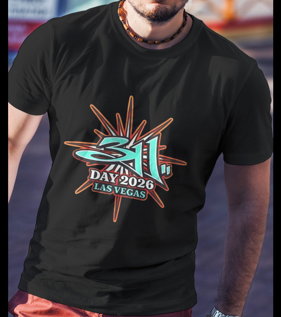 311 Day 2026 Las Vegas Starburst T-Shirt