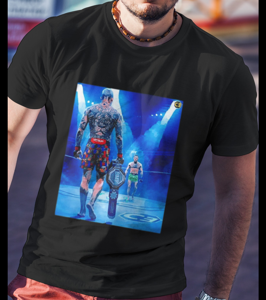 UFC Venum Oliveira McGregor BMF Championship Faceoff T-Shirt
