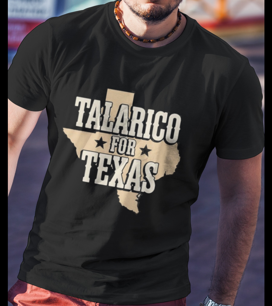 Talarico For Texas Campaign State Map T-Shirt