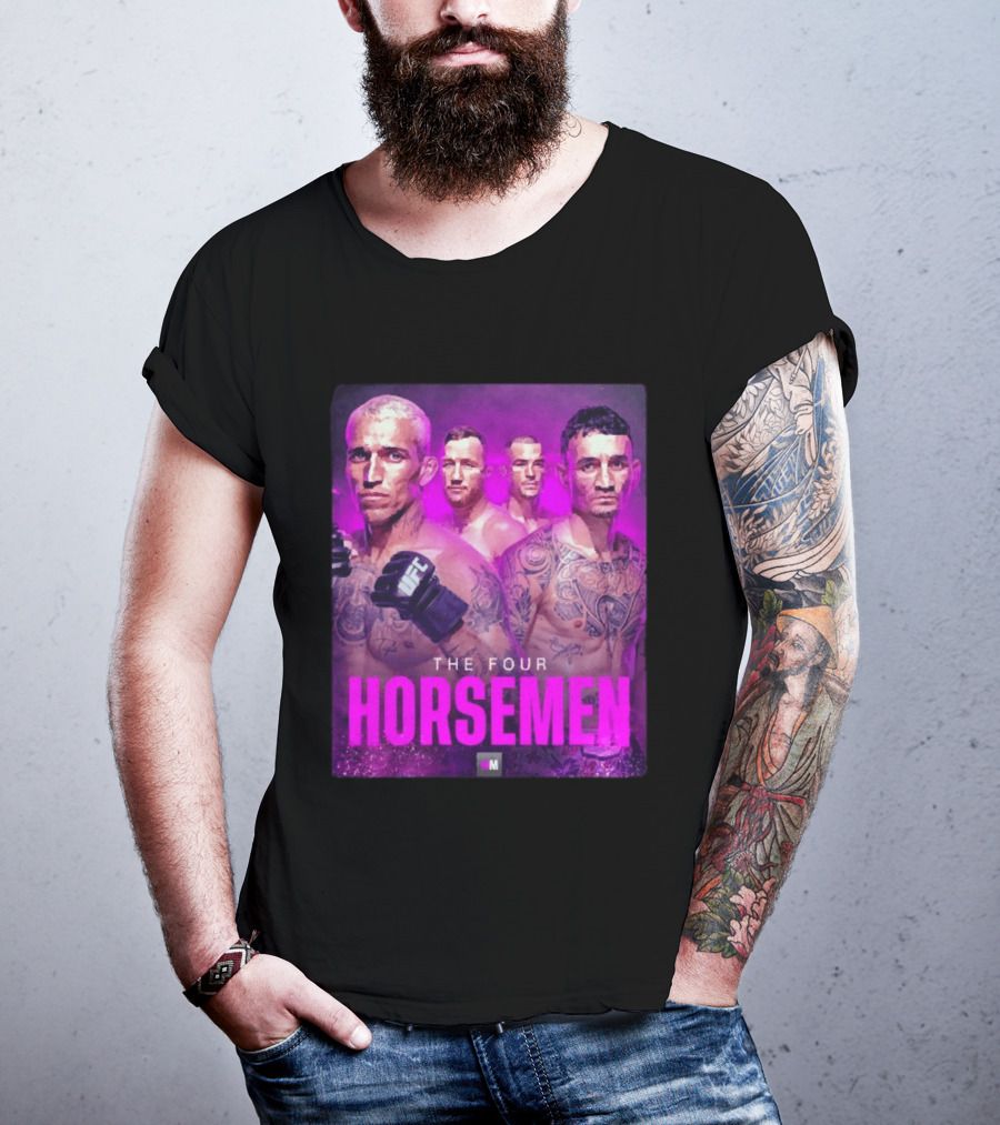The Four Horsemen Oliveira Holloway Poirier Gaethje UFC Lightweight Champions T-Shirt