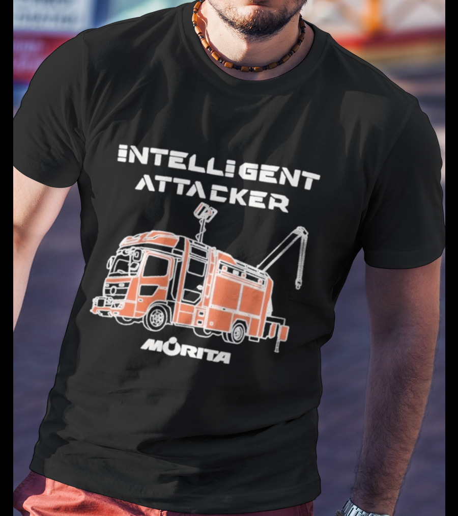 INTELLIGENT ATTACKER MORITA Fire Truck T-Shirt