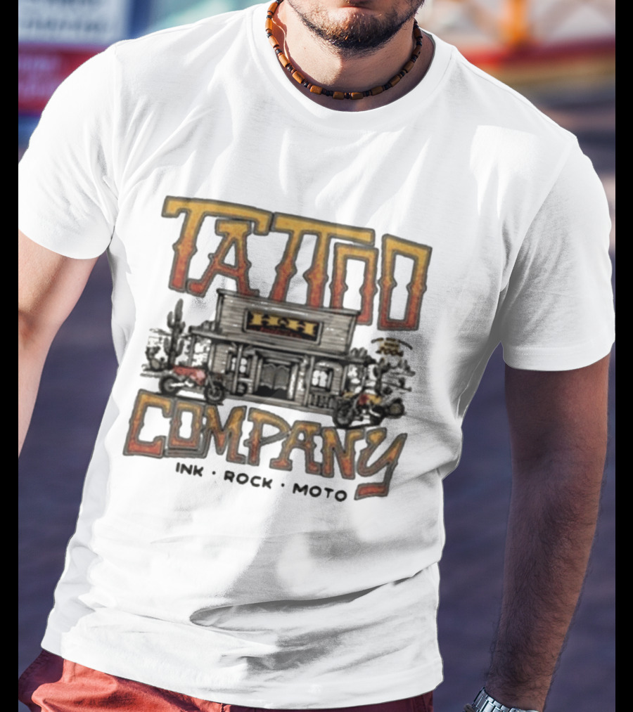 Hart & Huntington Tattoo Company Ink Rock Moto Saloon T-Shirt