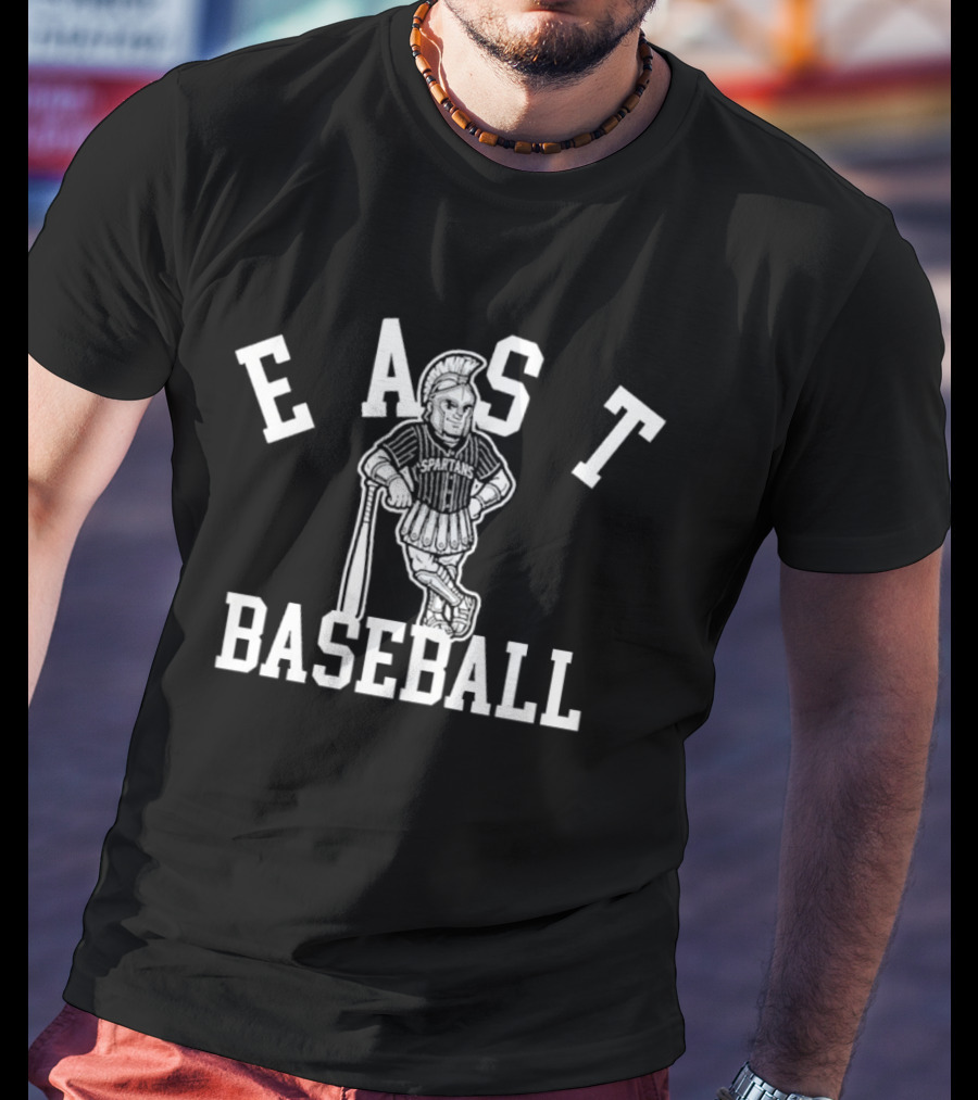 East Baseball MSU Spartan Green Men For Sale T-Shirt