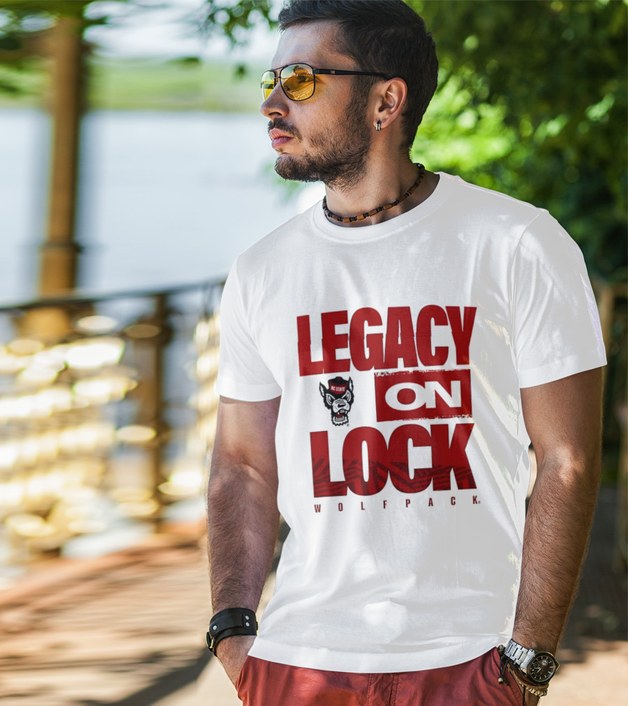 NC State Wolfpack Legacy On Lock 2026 March Madness T-Shirt