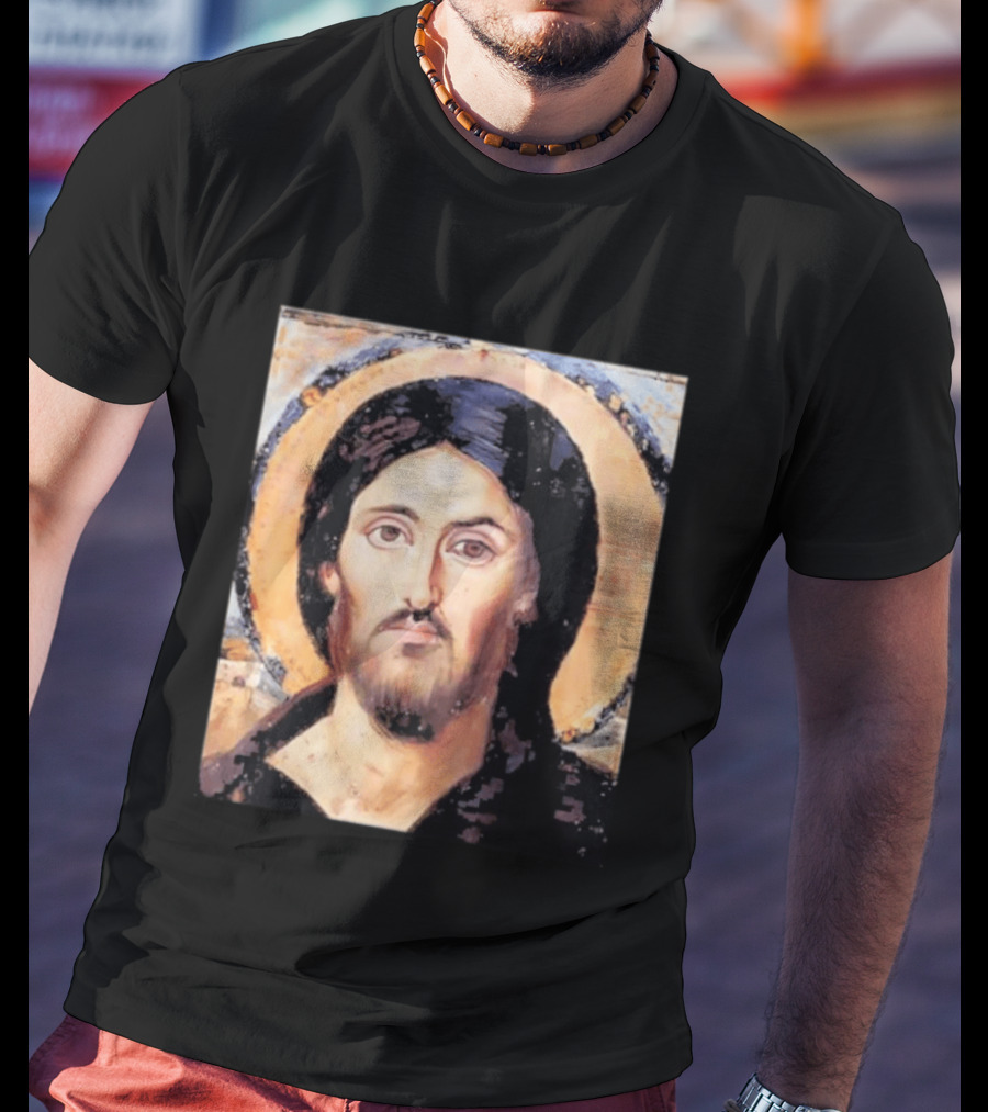 Jesus Christ Pantocrator Icon St. Catherine's Monastery Sinai T-Shirt