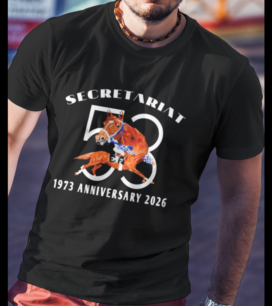 Secretariat 1973 50th Anniversary 2026 Racing Legend T-Shirt