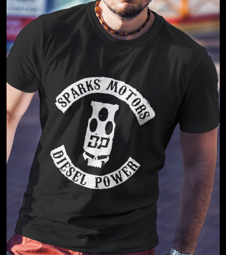 Sparks Motors Diesel Power Engine Piston T-Shirt