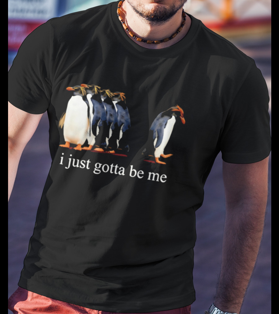 I Just Gotta Be Me Penguin Evolution Journey 2001 National Geo Society T-Shirt