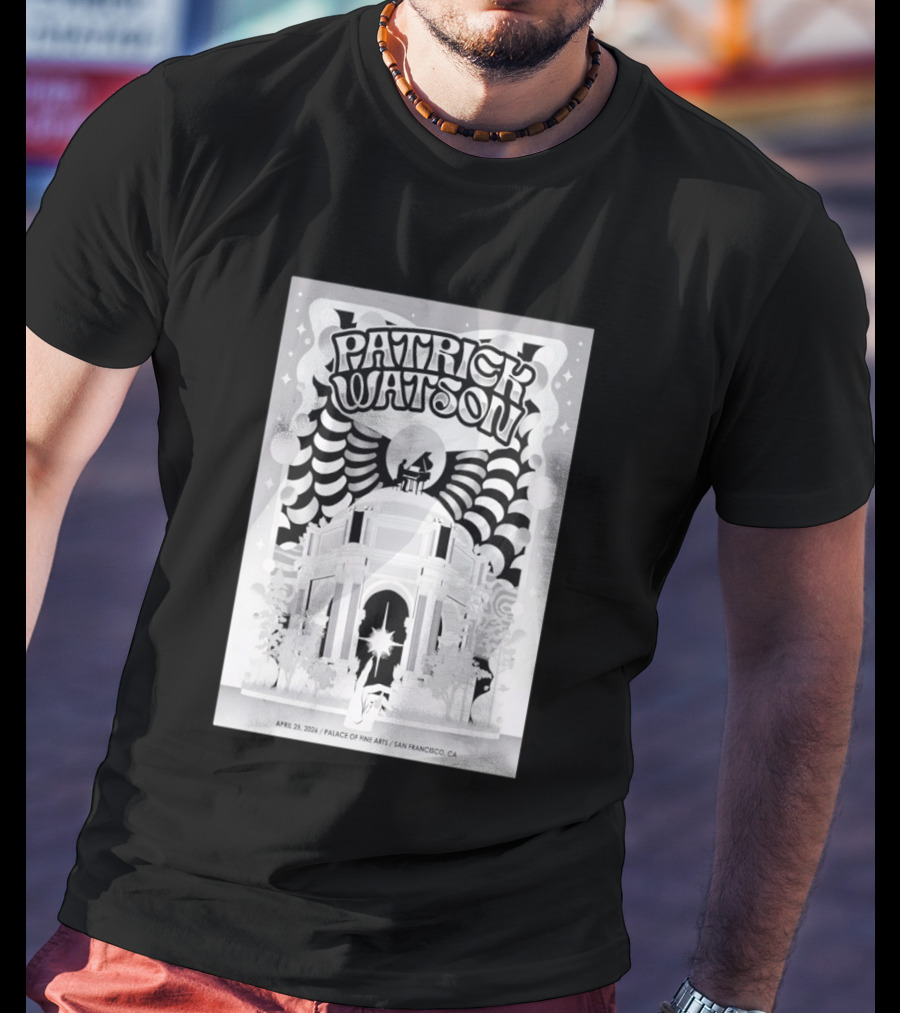 Patrick Watson April 25 2026 Palace Of Fine Arts San Francisco CA T-Shirt