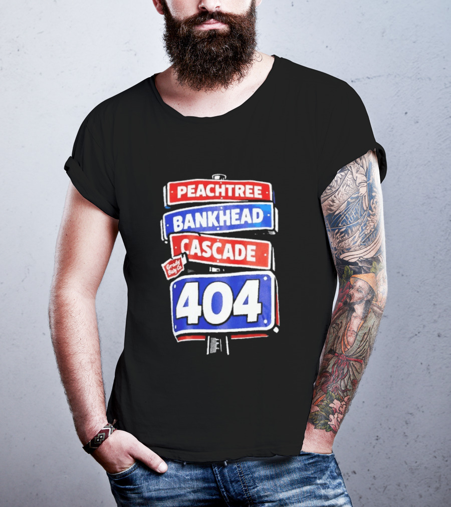 Peachtree Bankhead Cascade 404 Grady Baby Co T-Shirt
