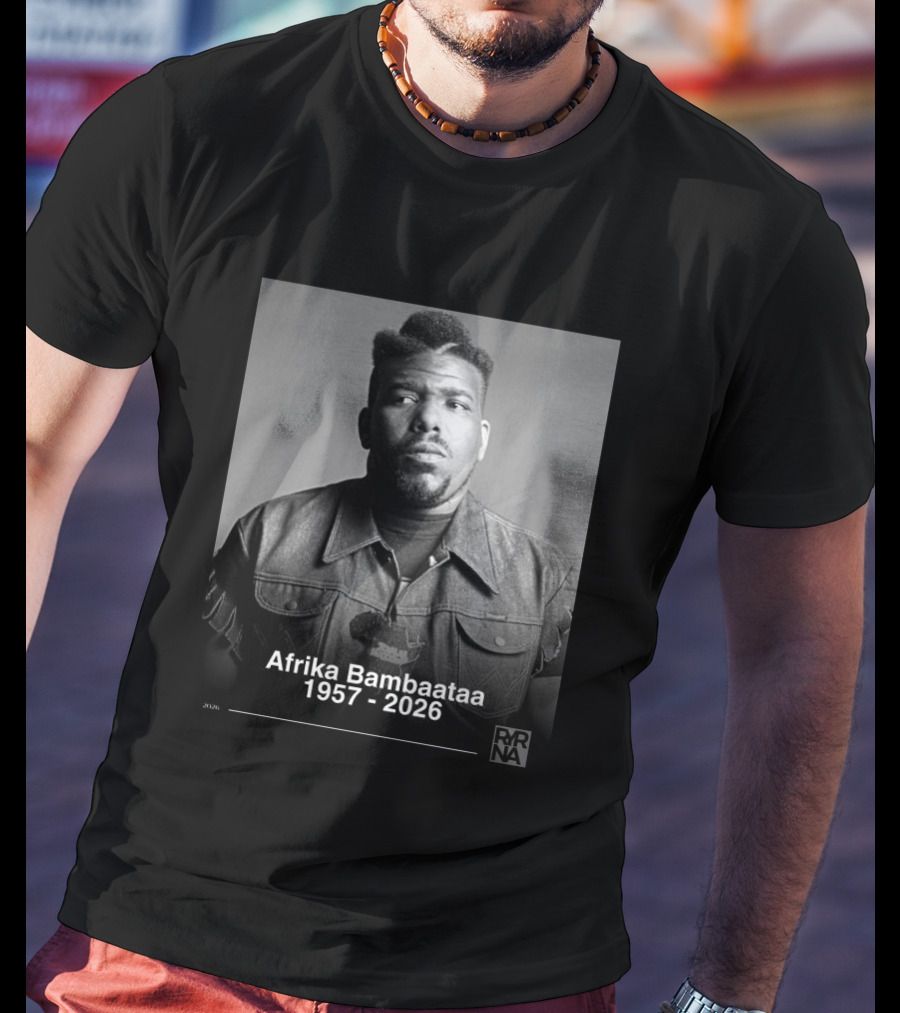 Afrika Bambaataa 1957 2026 Pioneer Legacy RNNA T-Shirt