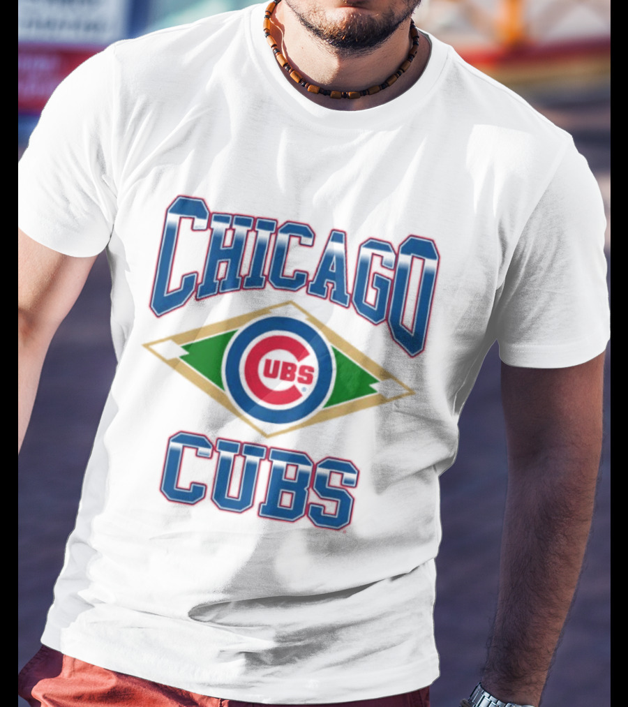 Chicago Cubs MLB Baseball Field T-Shirt
