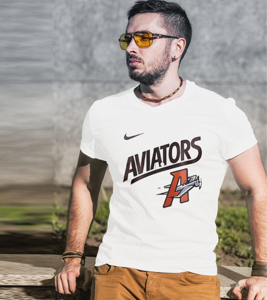 Nike Las Vegas Aviators A Logo Nike Swoosh T-Shirt