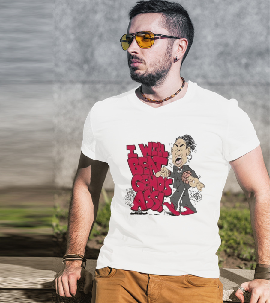 I Will Beat Geno's Ass Basketball T-Shirt