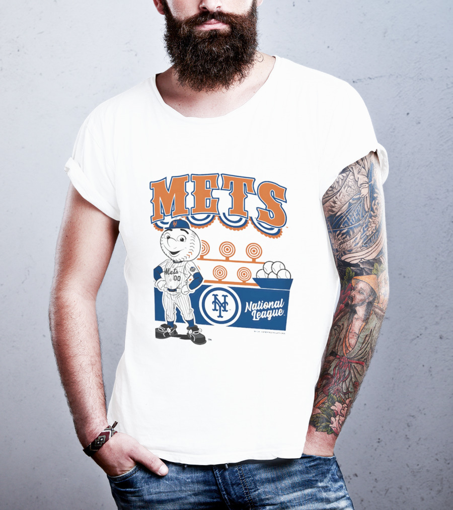 New York Mets 2026 Step Back Up National League MLB T-Shirt