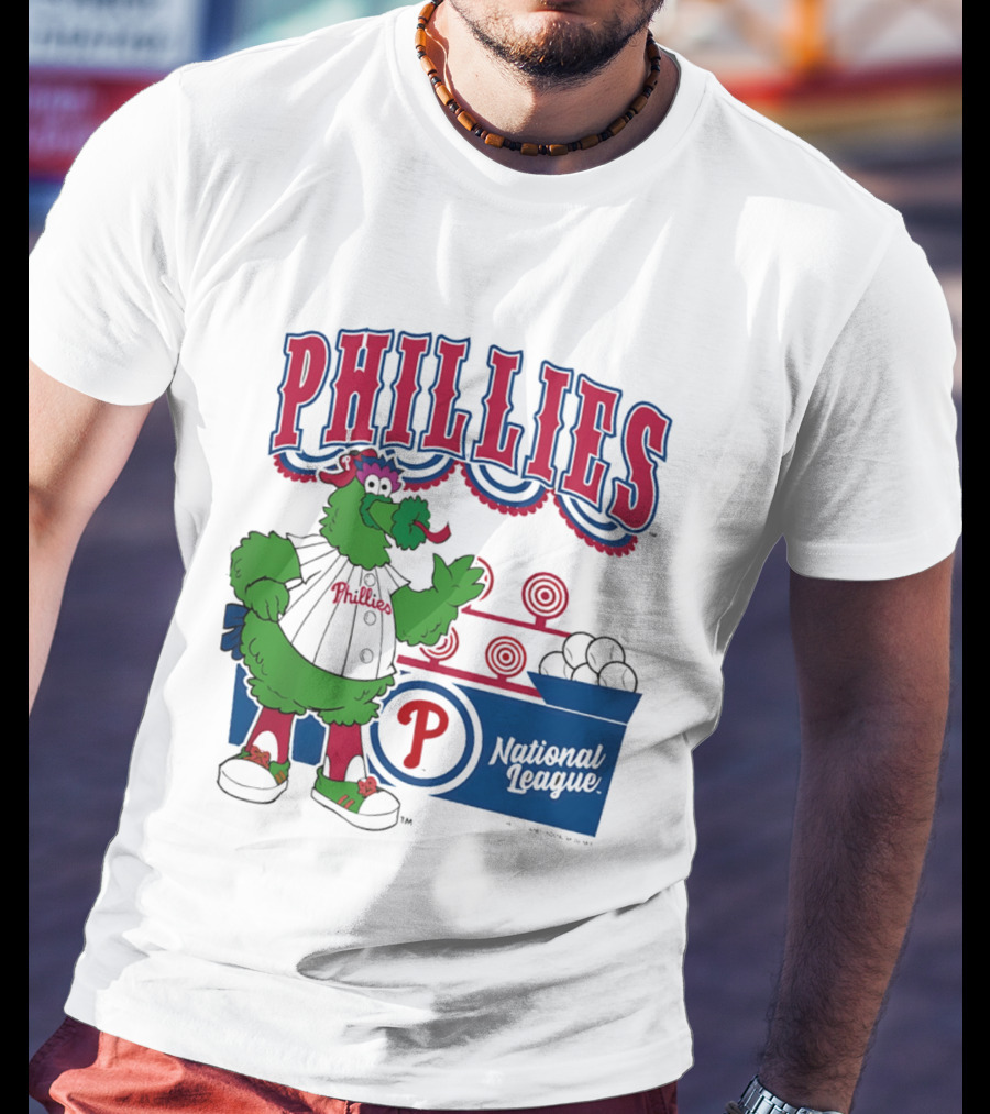 Philadelphia Phillies 2026 Step Back Up Phillies Phanatic National League T-Shirt