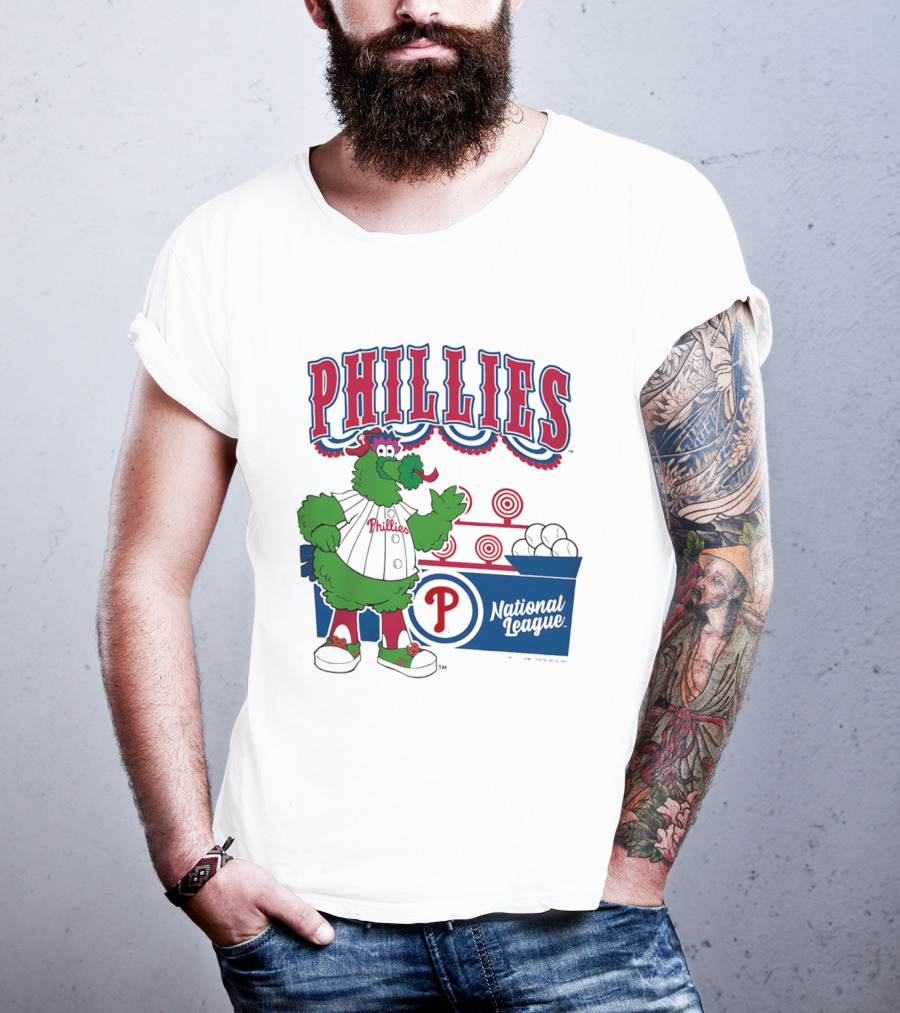 Philadelphia Phillies 2026 Step Back Up Phillies Phanatic National League T-Shirt