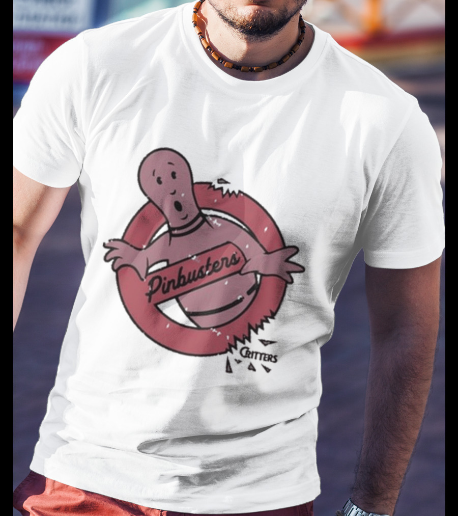 Pinbusters Parody Bowling Ghost T-Shirt